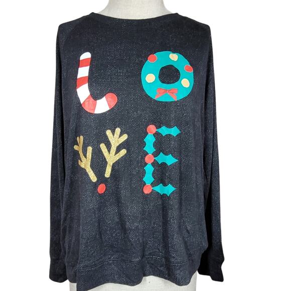 Christmas Love Sweater Size Large - Picture 1 of 5